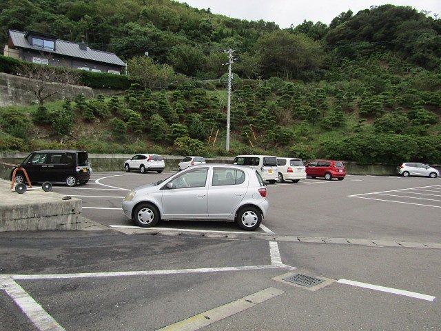 鳴門和風レストラン駐車場の風景