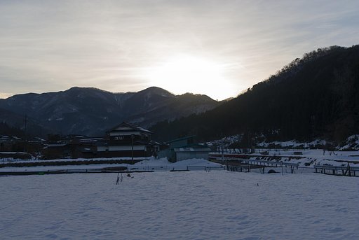 朝日の出前２。
