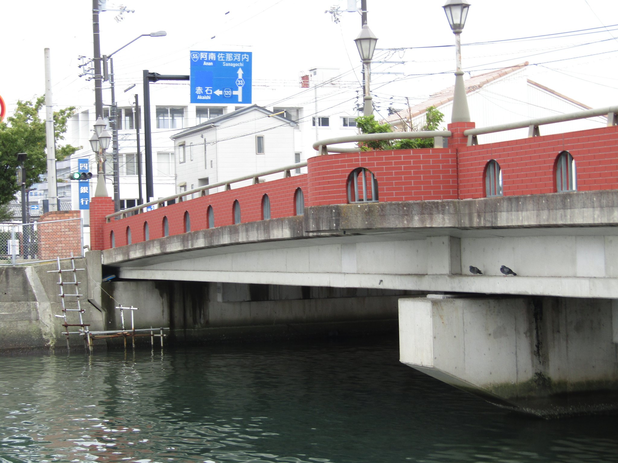 綺麗なデザインの橋に遭遇しました