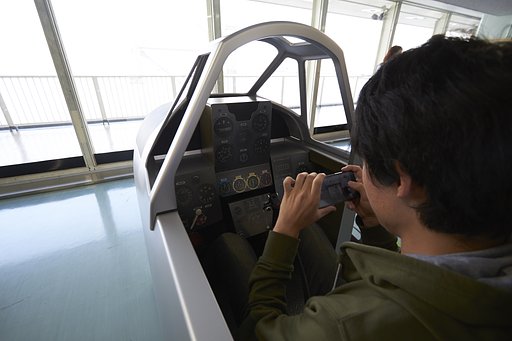 近代産業遺産三式戦闘機（飛燕）