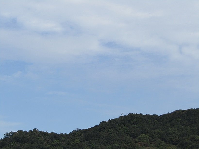 山脈＆青空　境目が幻想的