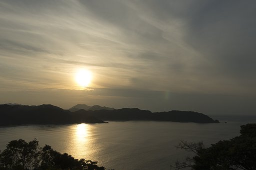 日本海の夕焼け！