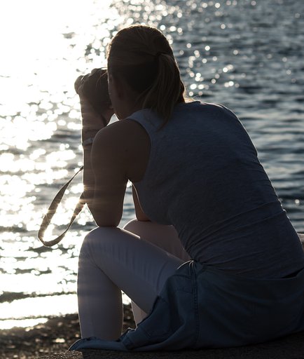 Beautiful photographer