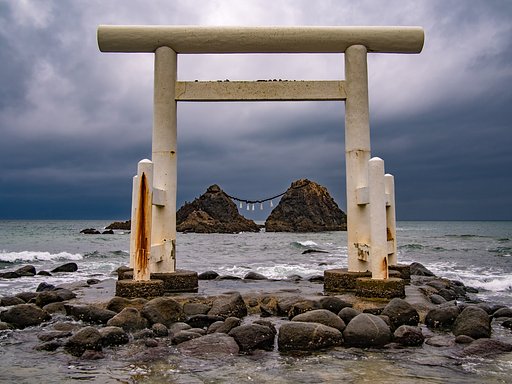 【色】夫婦岩