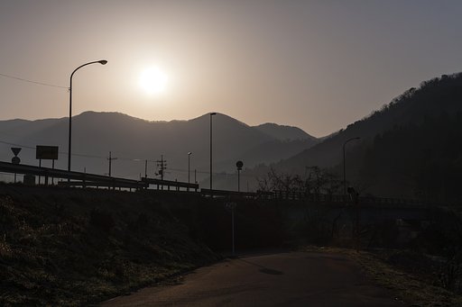 朝の太陽！