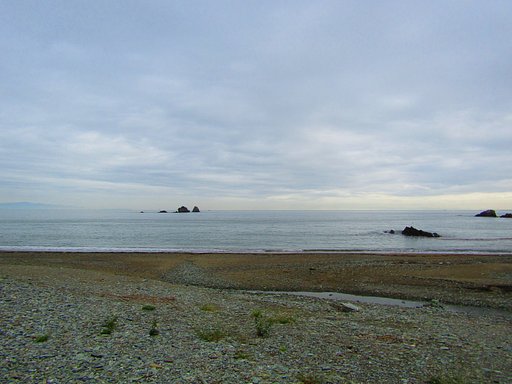 ☁（天）阿波の国小神子海岸　海と空