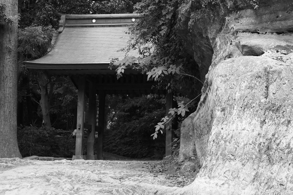 山寺の参道