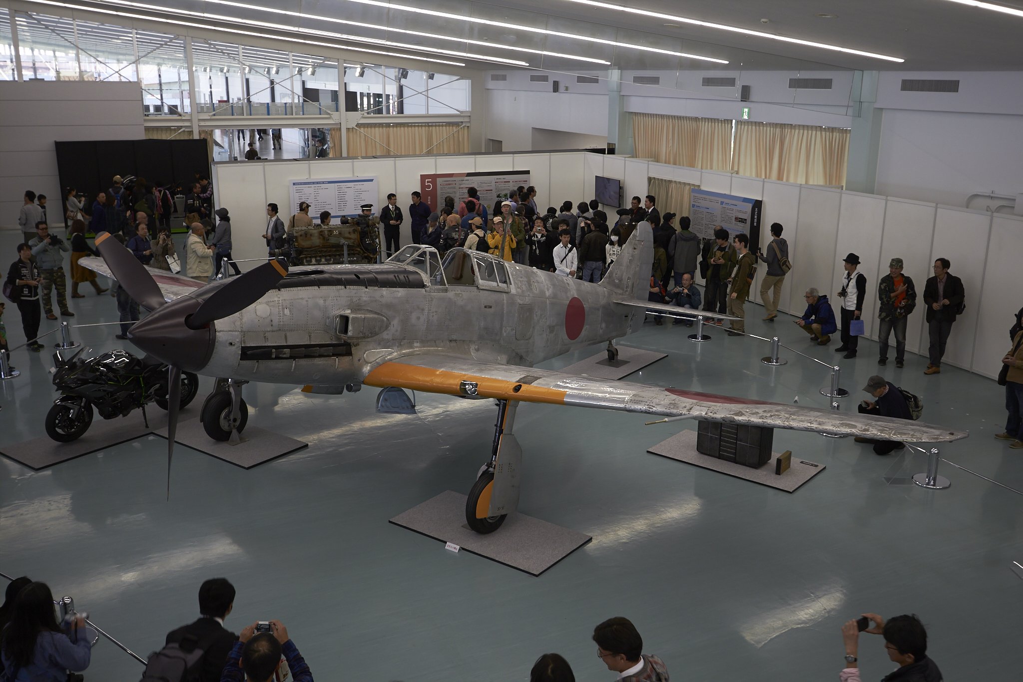 近代産業遺産三式戦闘機（飛燕）
