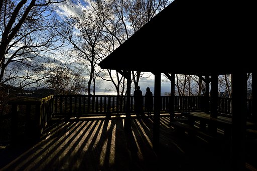 たざわ湖スキー場の展望台