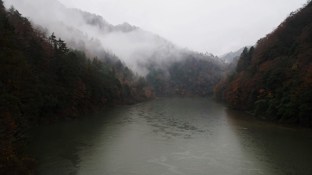 雨の天竜峡
