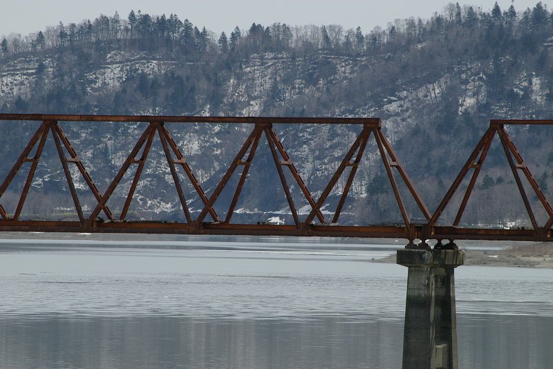 廃線の鉄橋