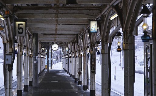 小樽駅のホーム
