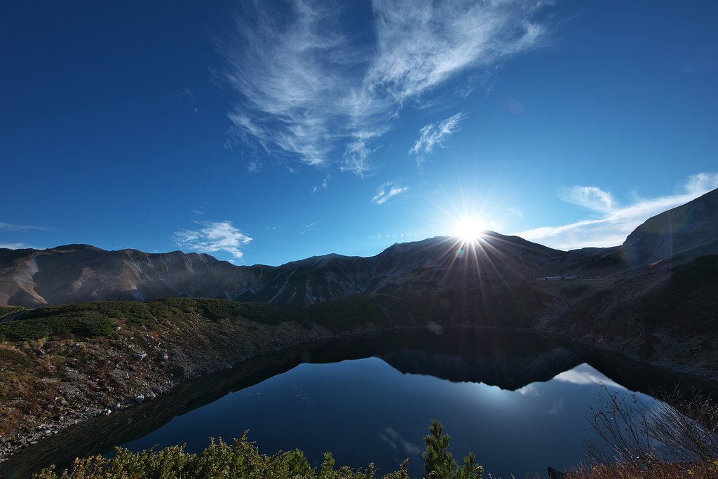 立山ご来光