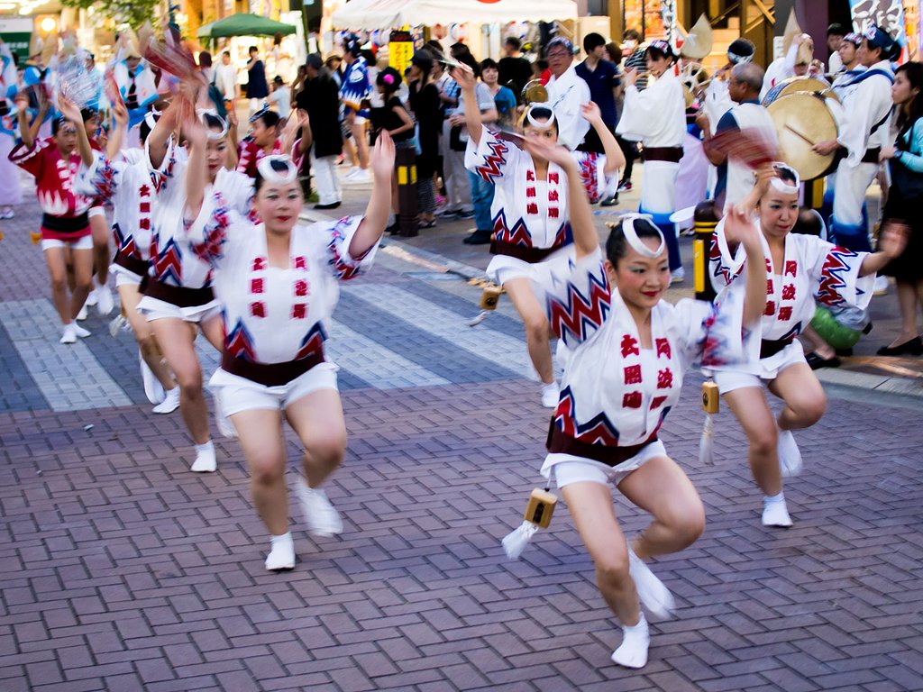阿波踊りがやってきた