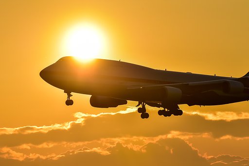 夕陽とシグナス