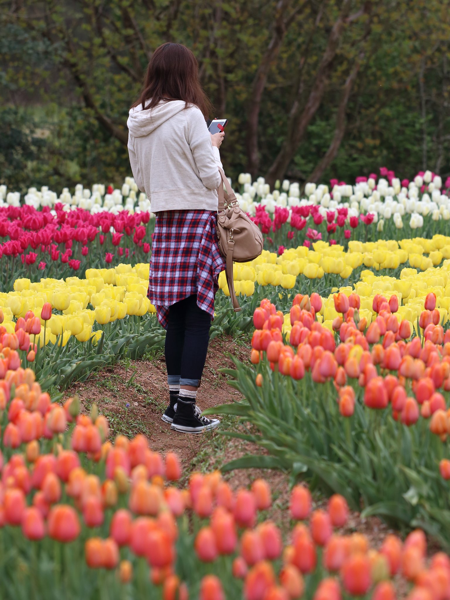 【縦画像】花のような人