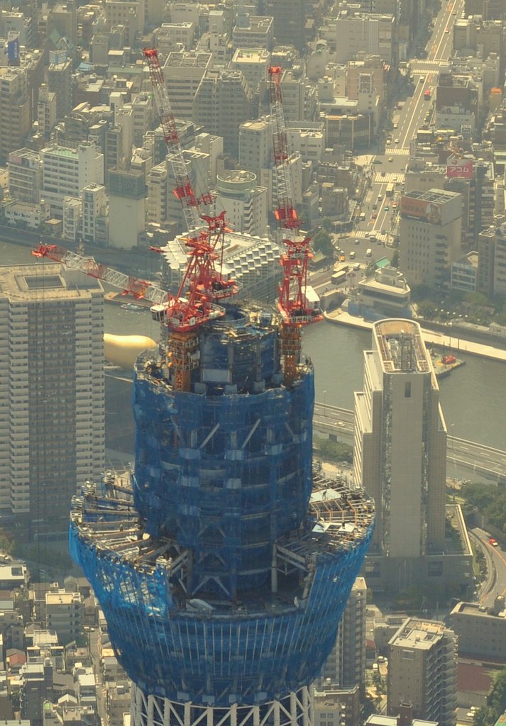 東京スカイツリー工事風景