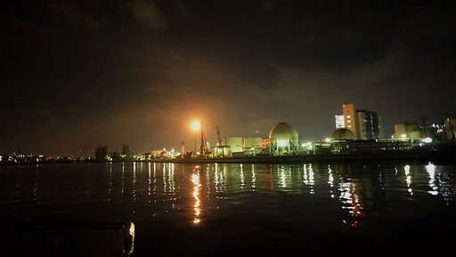 羽根田天空橋より出船