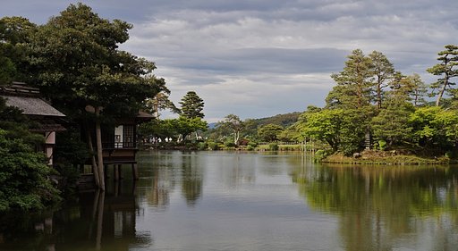 兼六園にて