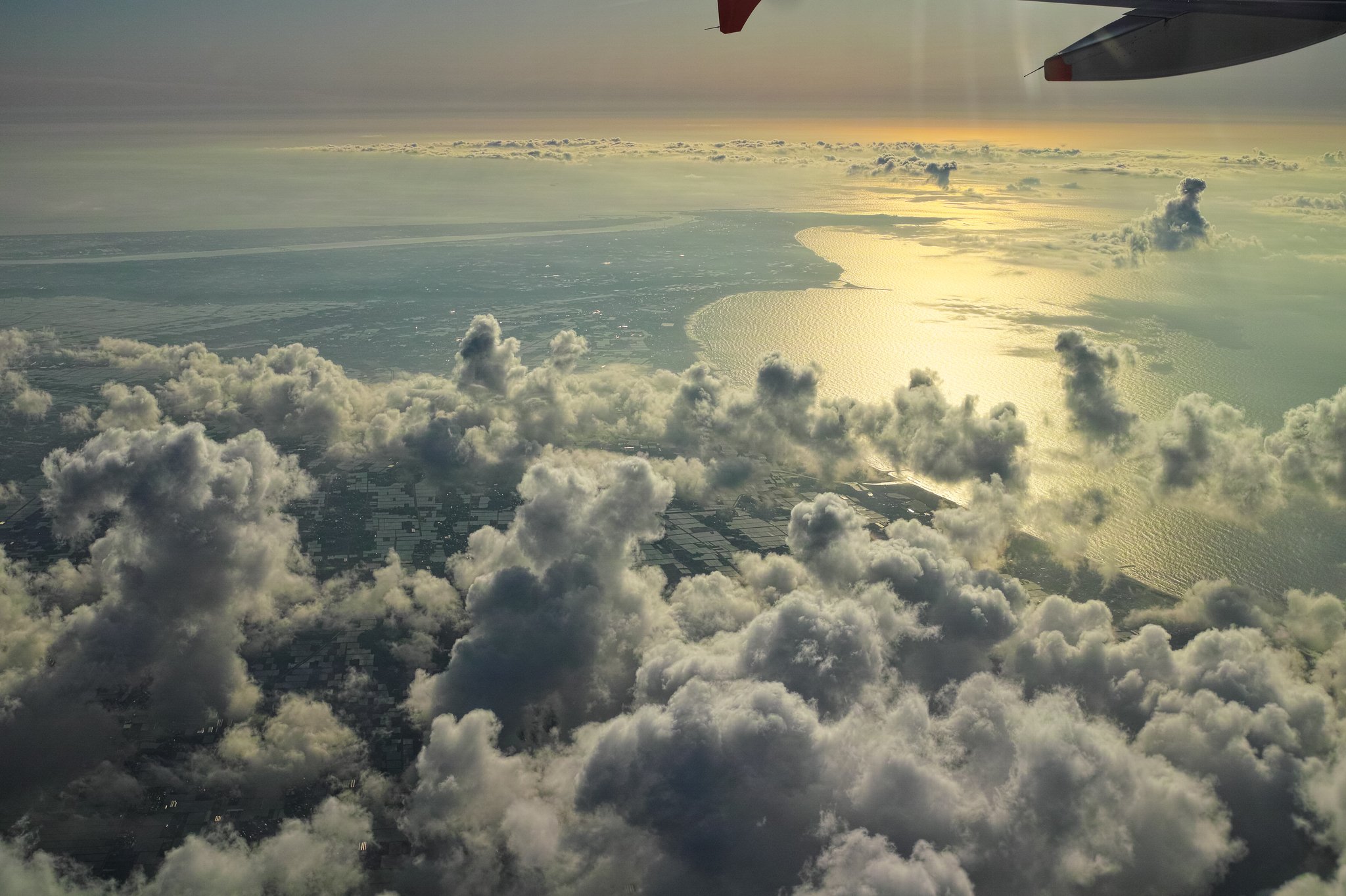 九十九里上空