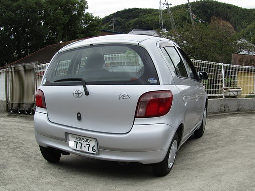 自家用車を魚眼レンズで撮影です