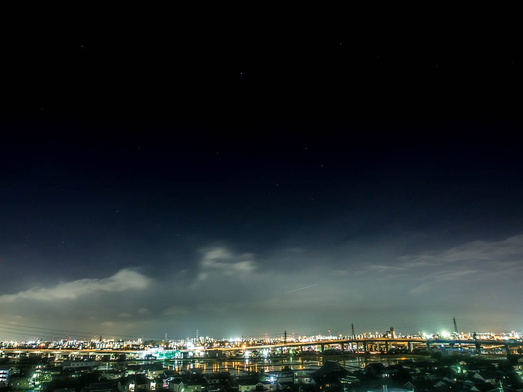 我が町の夜景
