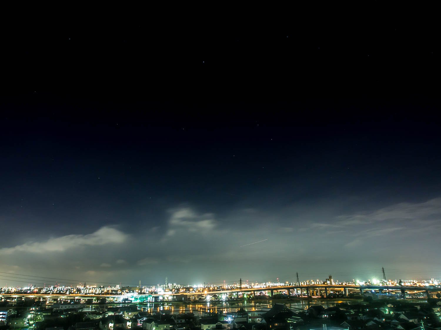 我が町の夜景