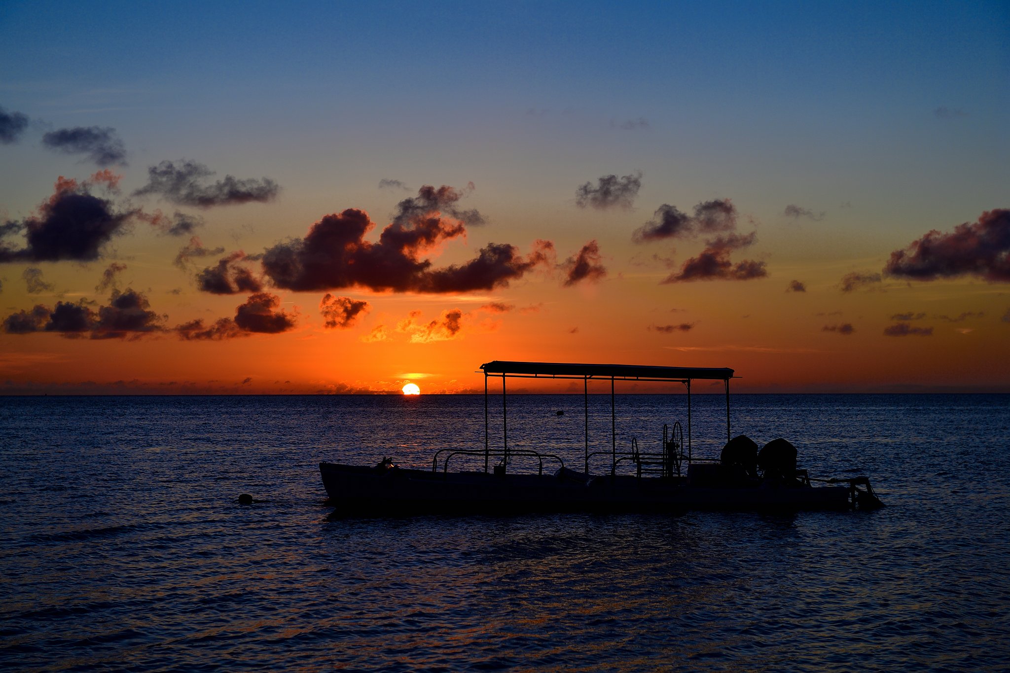 夕日