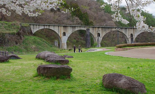 岩手県遠野市　めがね橋