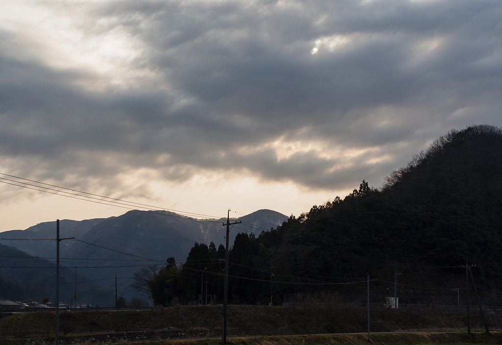 朝の太陽！