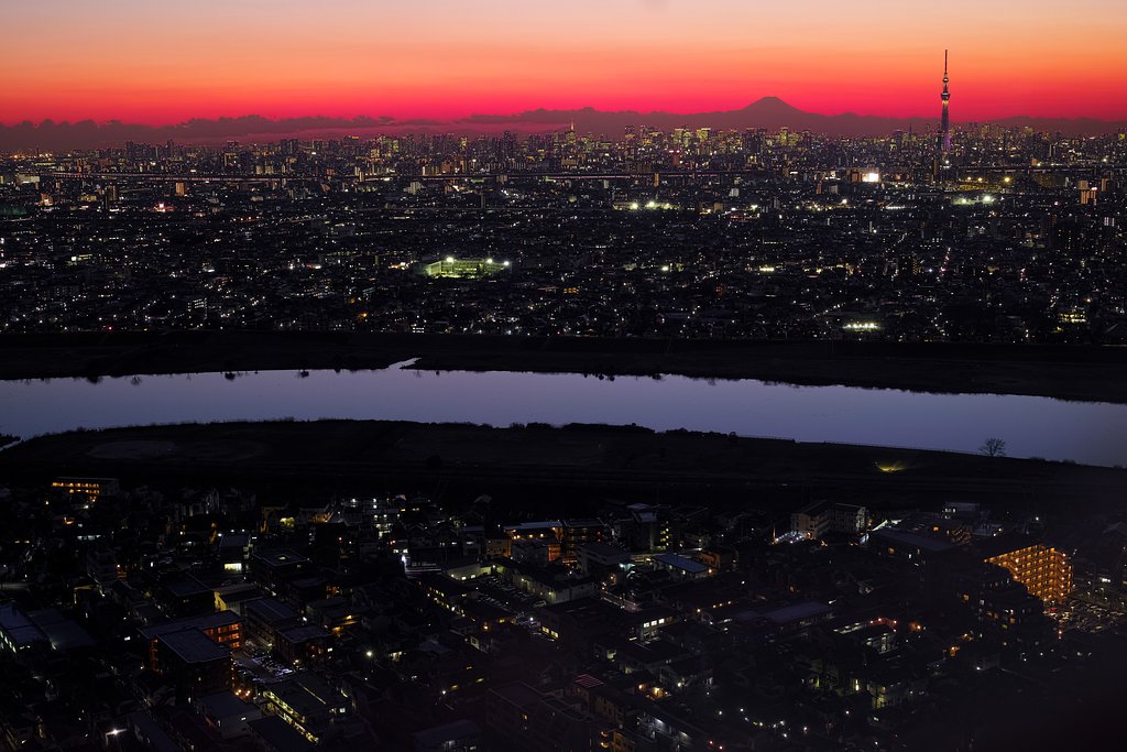 夕景アイリンク・タウン