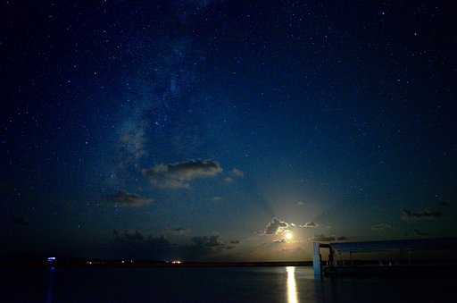 鳩間島の夜空