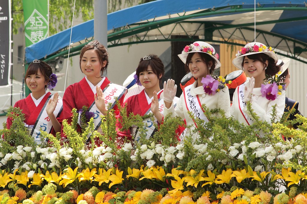 フラワークイーン2017　とうかさん・うちわ姫2017