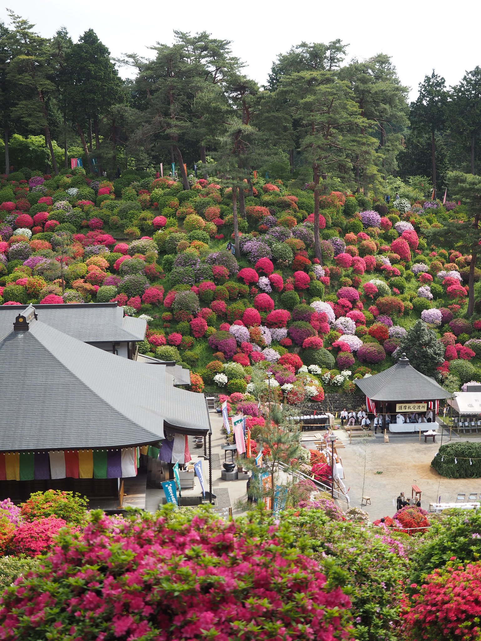 塩船観音・例大祭(開始前)