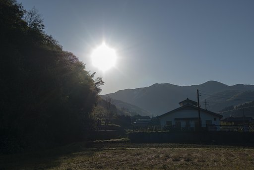 快晴の朝