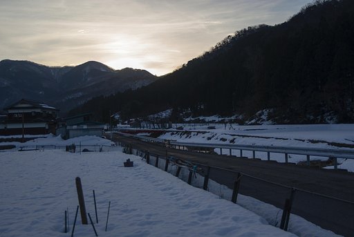 朝日の出前！