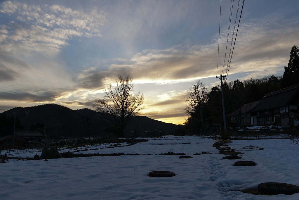 美しい夕焼けに！