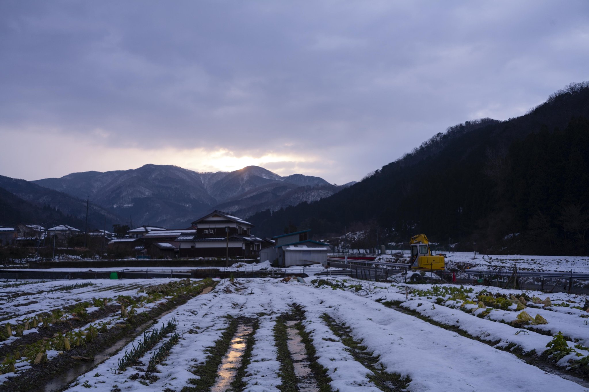 雲が多い朝！