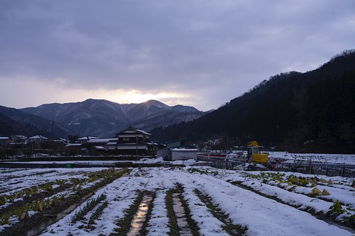 雲が多い朝！
