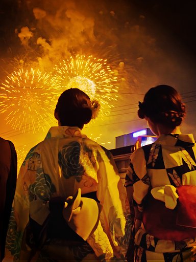 真夏の夜の夢姿