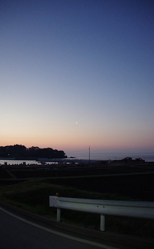 トワイライトと月と惑星