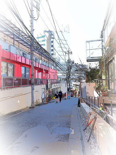 坂のある風景～下北沢～