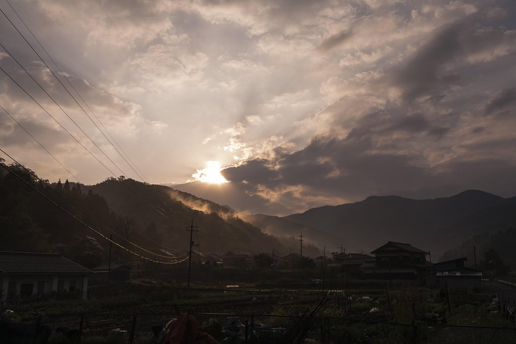 朝日の出
