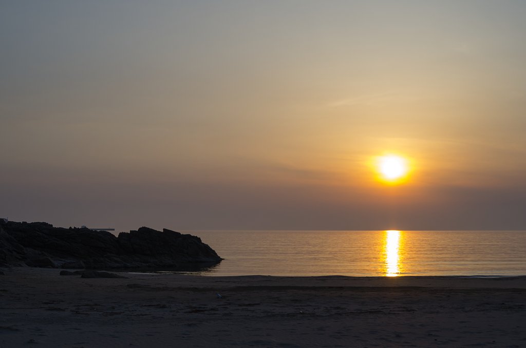 熊井浜の夕焼け1‐Ⅱs