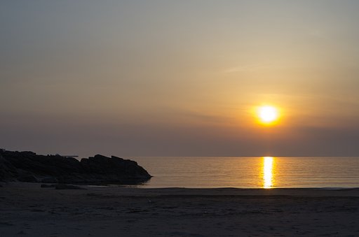 熊井浜の夕焼け1‐Ⅱs