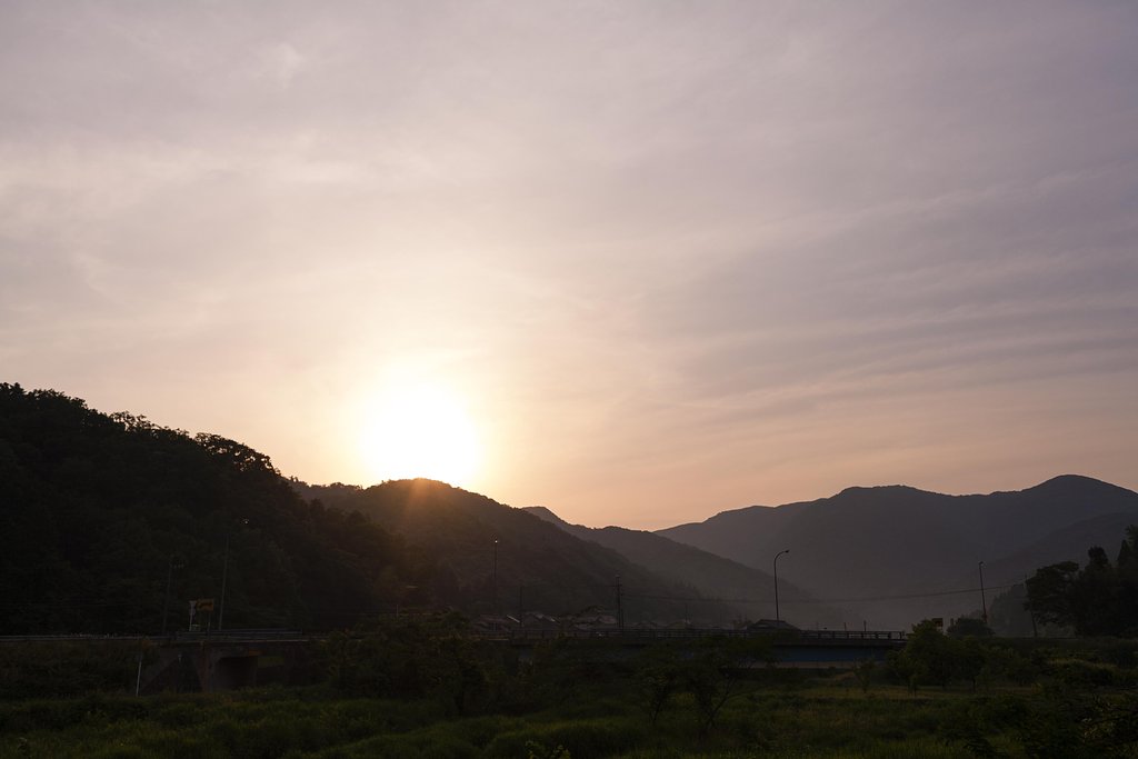 朝日の出