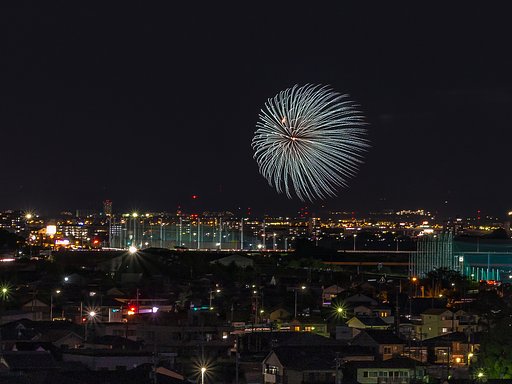 西枇杷島の花火