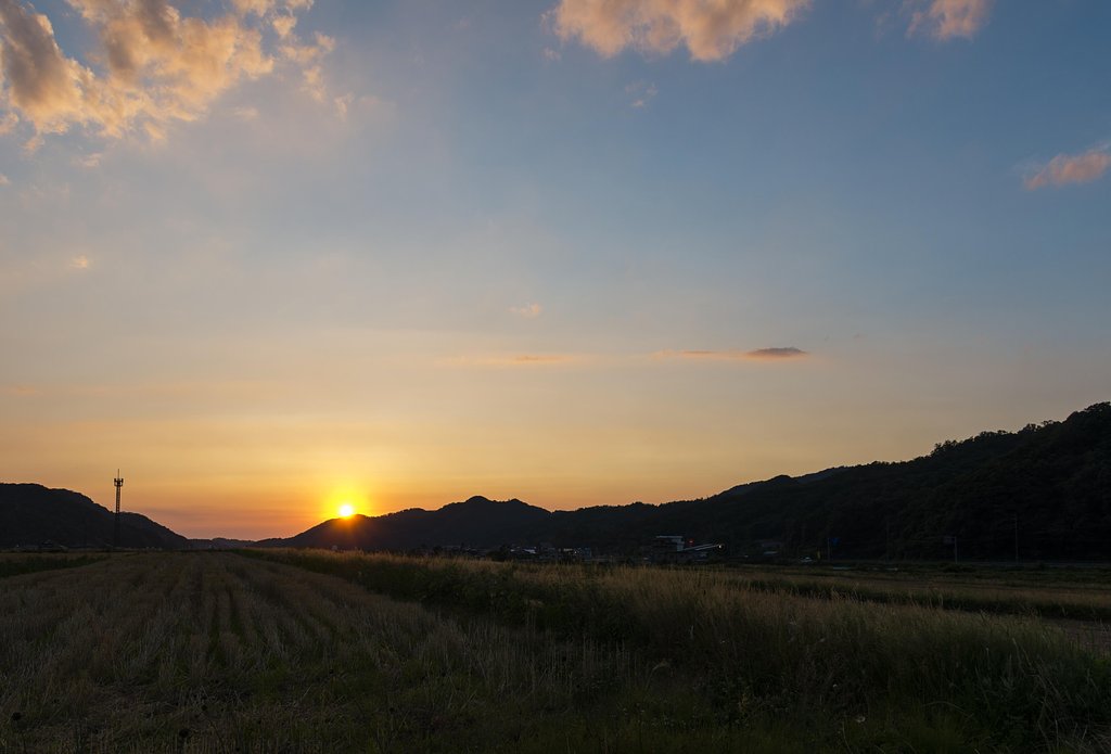 日の入り