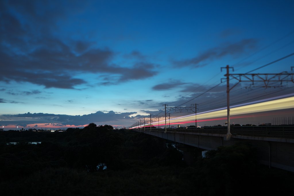 JR東海道線光跡