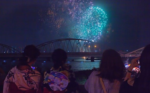 【夏】淀の夜空華観覧